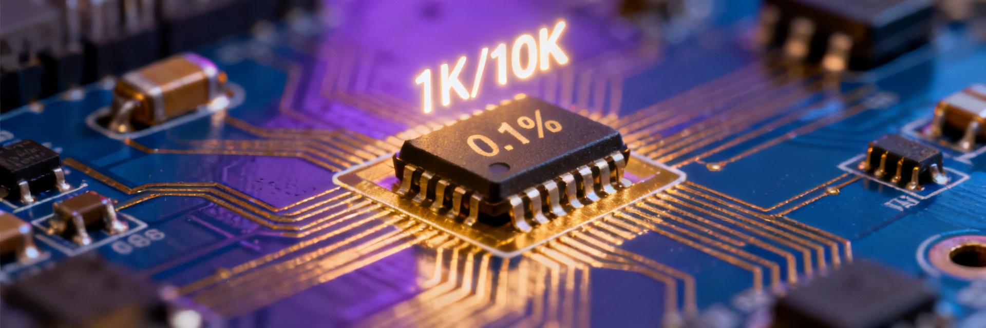 MPM10011002AT0深度解析：1K/10K分压比选型与0.1%精度电路设计实战